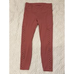 Athleta Ultimate Stash Craft 7/8 Tight Muted Red Large Tall